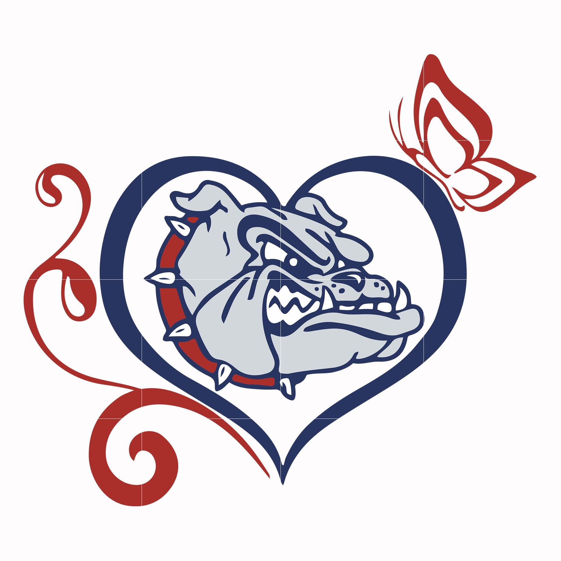 1844x1844 Gonzaga Bulldogs svg, png, dxf, eps file NCAA0000258