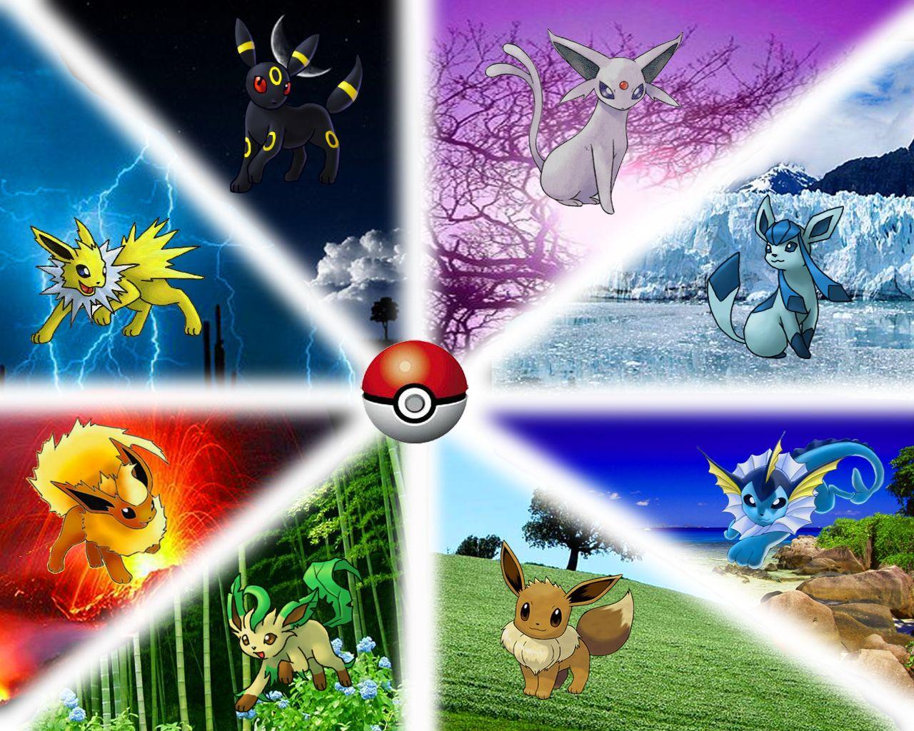 1280x1024 Best image about Eevee Pokemon eevee, Pikachu 1280x1024