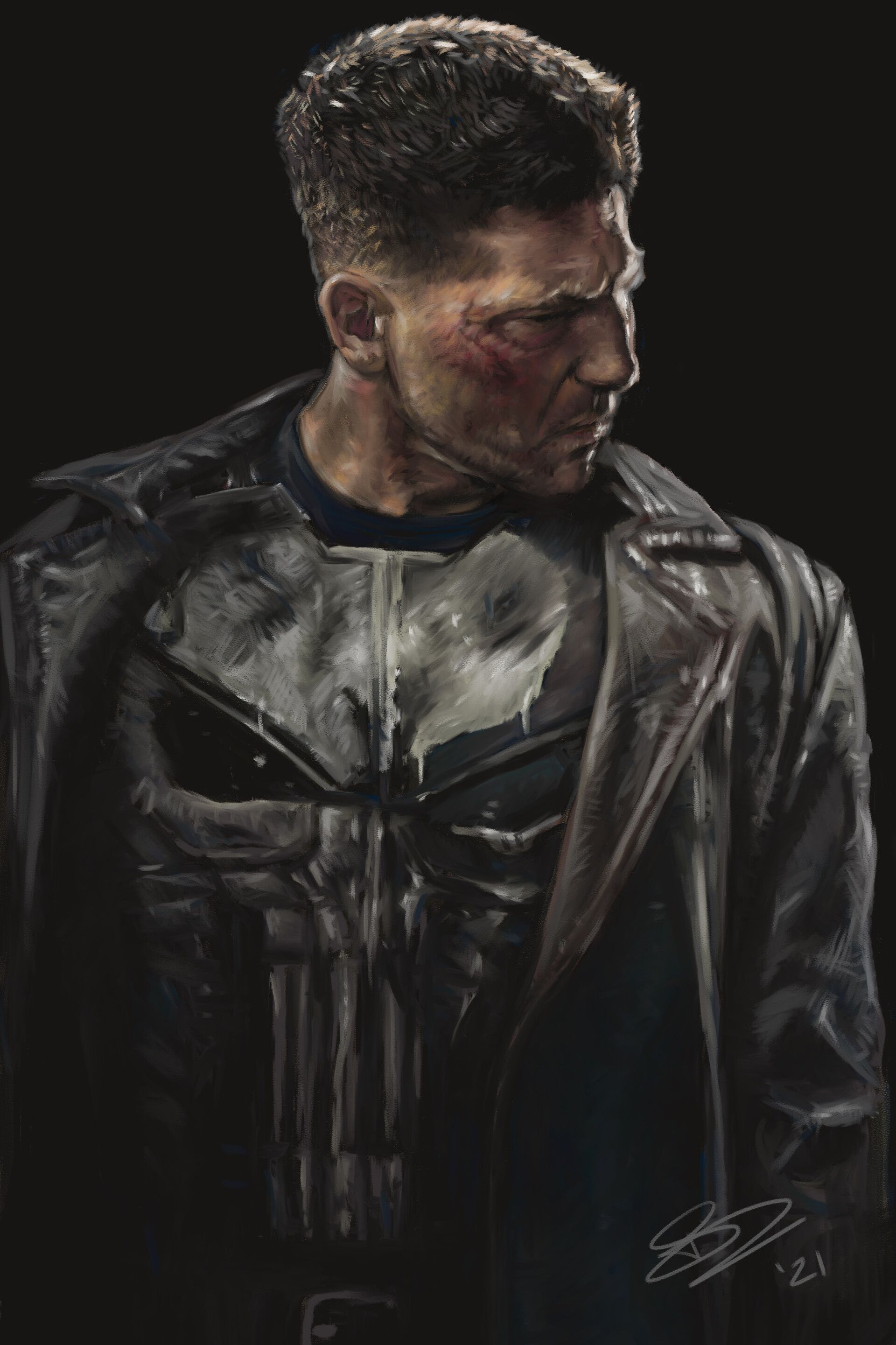 1920x2882 Bernthal Punisher iPhone Wallpaper