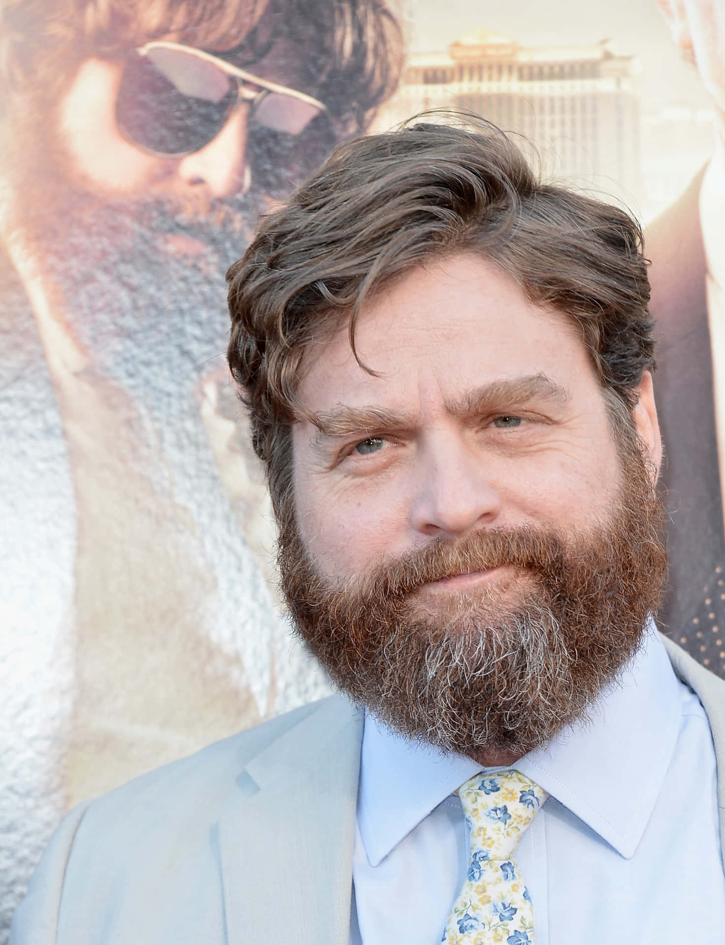 1474x1920 Download Comedic Genius Zach Galifianakis Wallpaper
