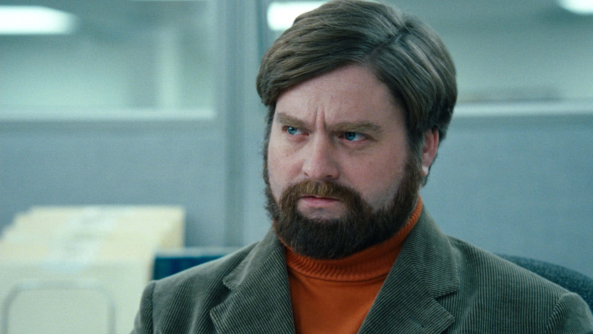 1920x1080 Download Laughing Zach Galifianakis Wallpaper
