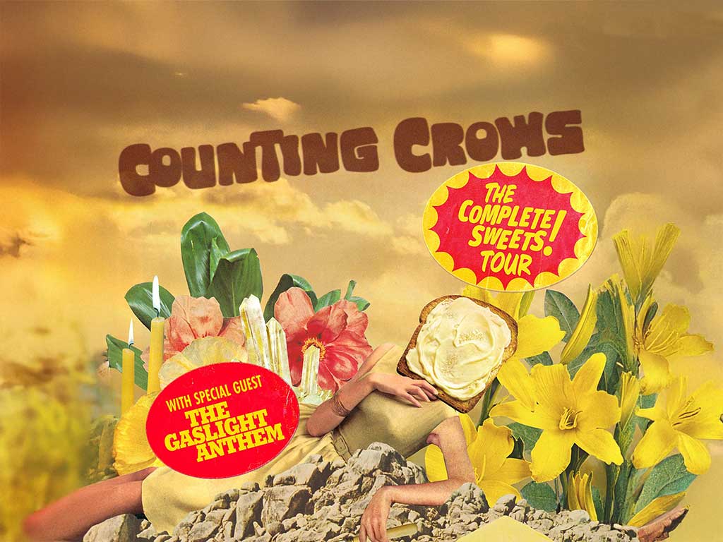 1024x768 Counting Crows: The Complete Sweets! Tour With The Gaslight Anthem 07 24 19:30:00
