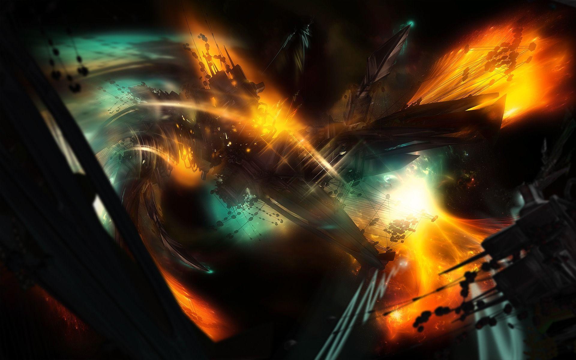 1920x1200 Top Abstract Desktop Background: Explosion HD Widescreen