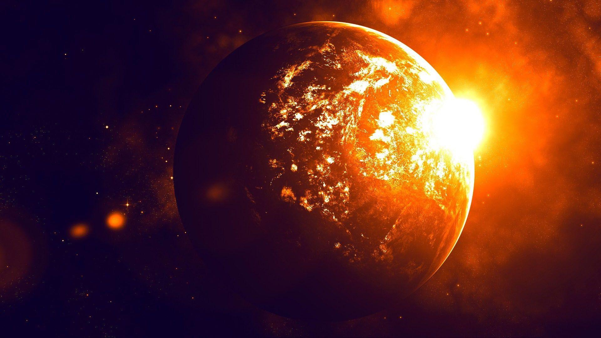1920x1080 Planets Explosion Galaxies Stars Wallpaper