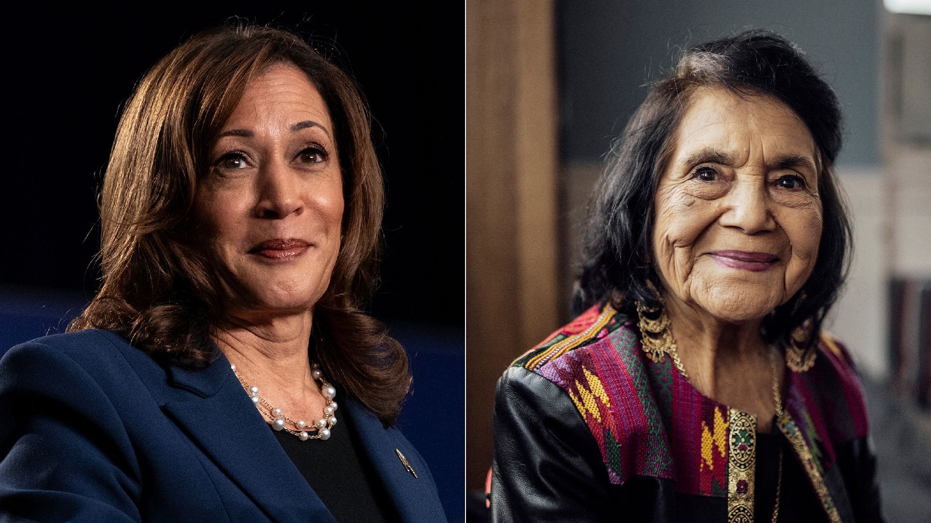 1920x1080 Harris gets key endorsement from Dolores Huerta