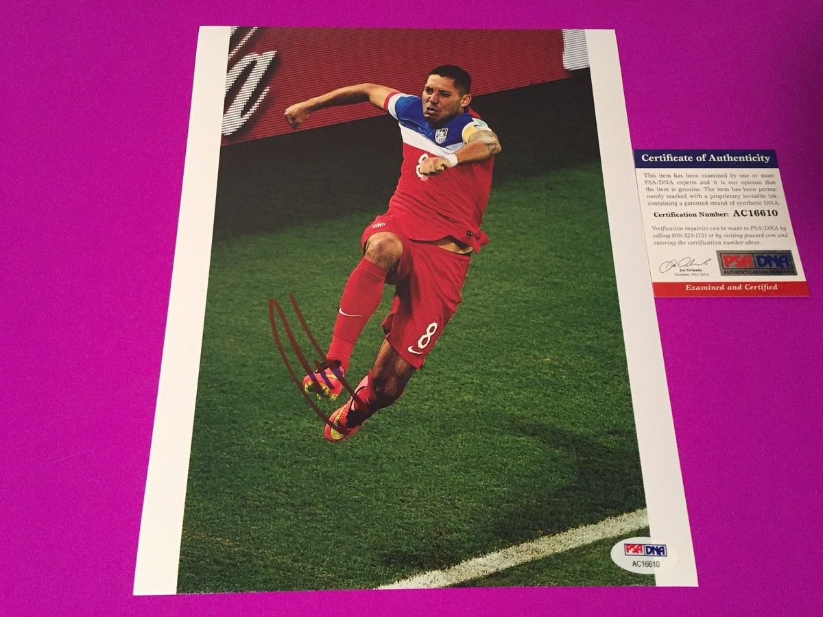 1200x900 Clint Dempsey USA Olympics WORLD CUP Signed Auto 8x10 Photo PSA DNA COA