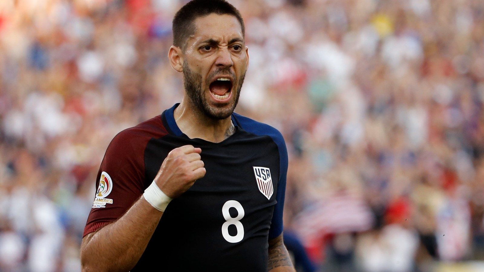 1600x900 U.S. soccer star Clint Dempsey drives fast, with a fistful of lottery tickets, chasing a dream