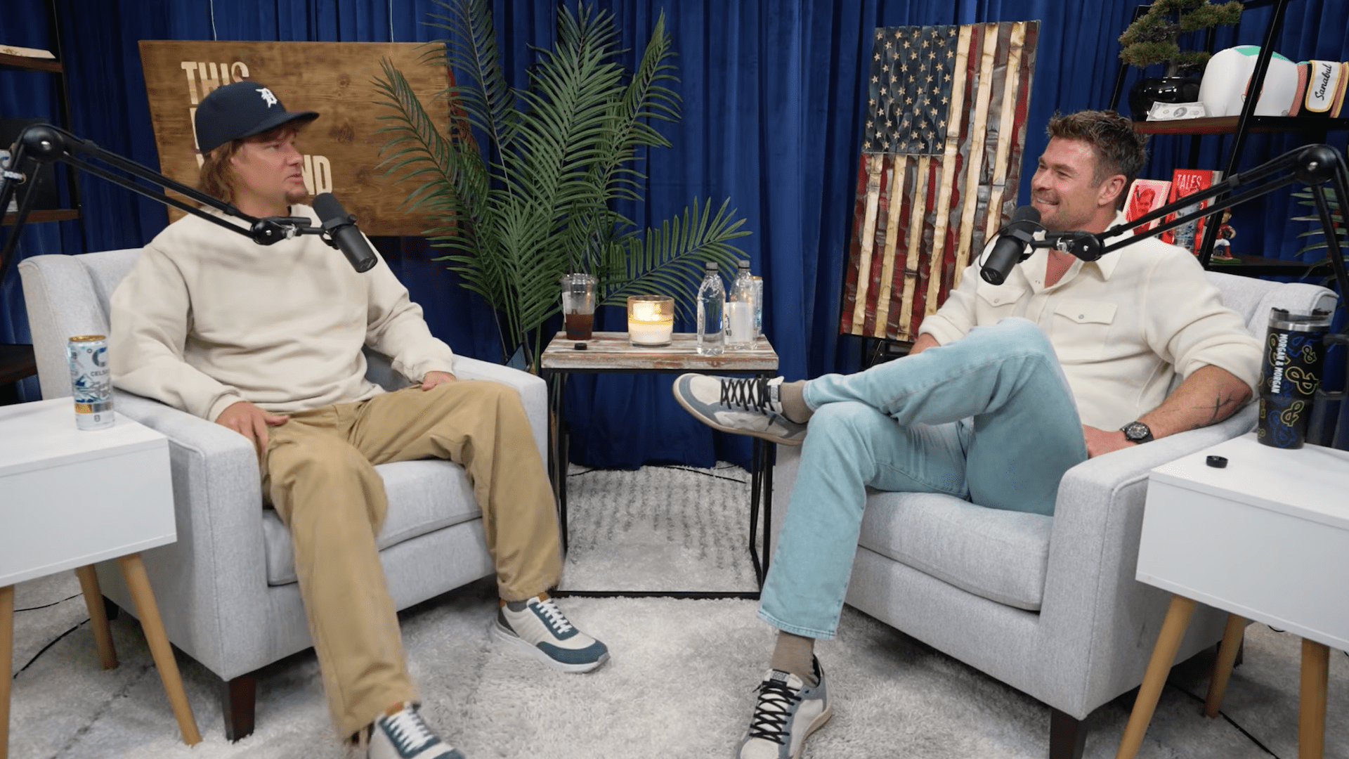 1920x1080 Theo Von Shocked by Chris Hemsworth's Looks: 'You're Freaking Looksmaxxing'