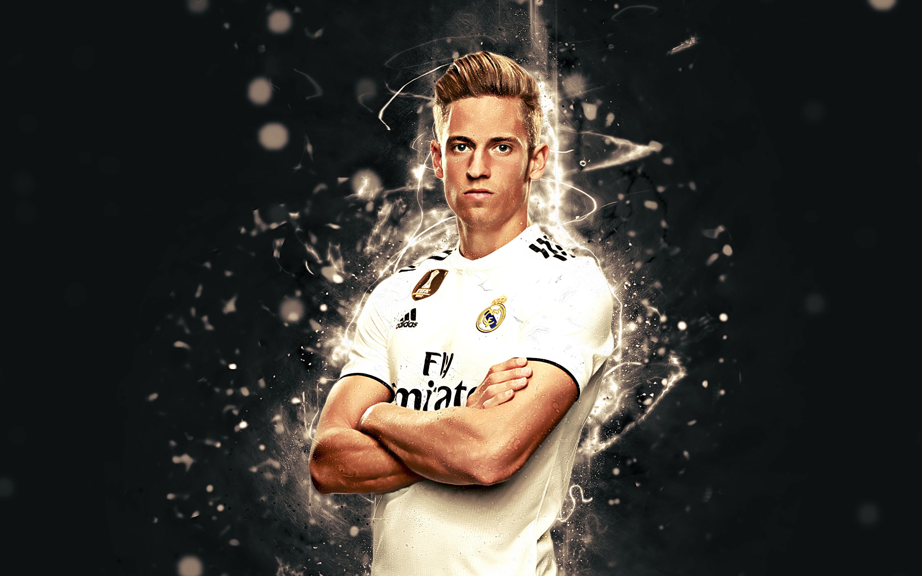 3840x2400 Phone wallpaper: Sports, Marcos Llorente, Real Madrid C F, Soccer, Spanish 453984