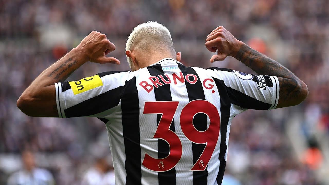1280x720 Download Bruno Guimarães Jersey Wallpaper