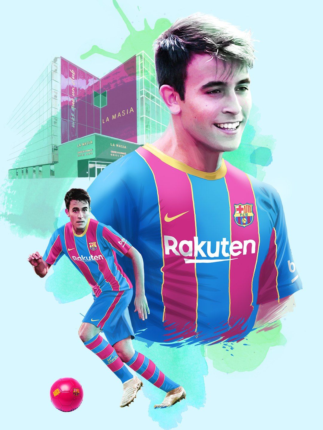 1080x1440 Eric García Barcelona Wallpaper