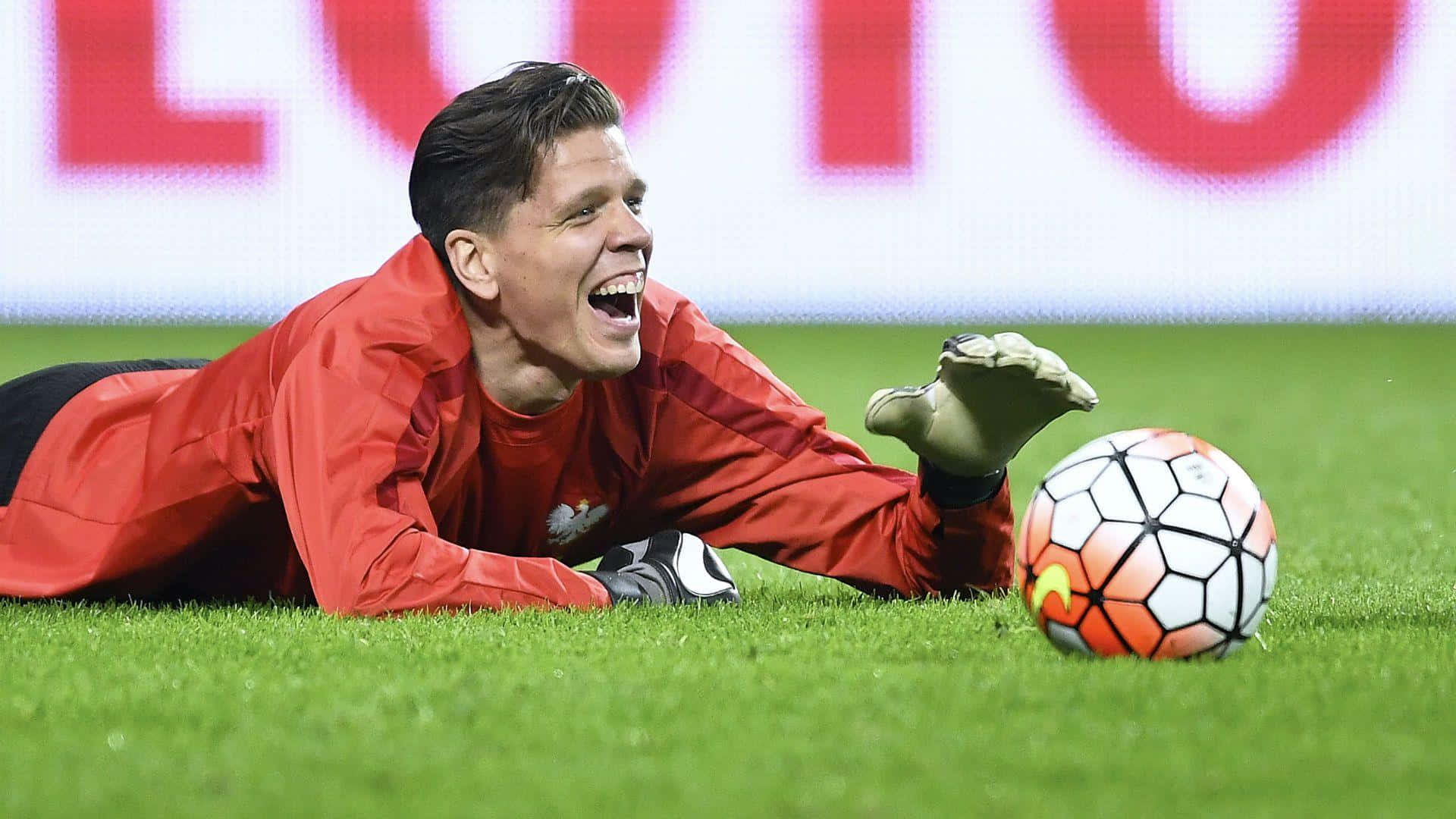 1920x1080 Download Wojciech Szczesny on the pitch for Juventus FC Wallpaper