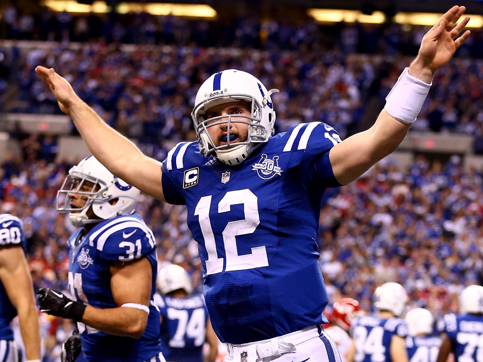 2048x1536 NFL: The greatest wildcard weekend ever? Only if Luck was on your side as the Indianapolis Colts pull of a record comeback win