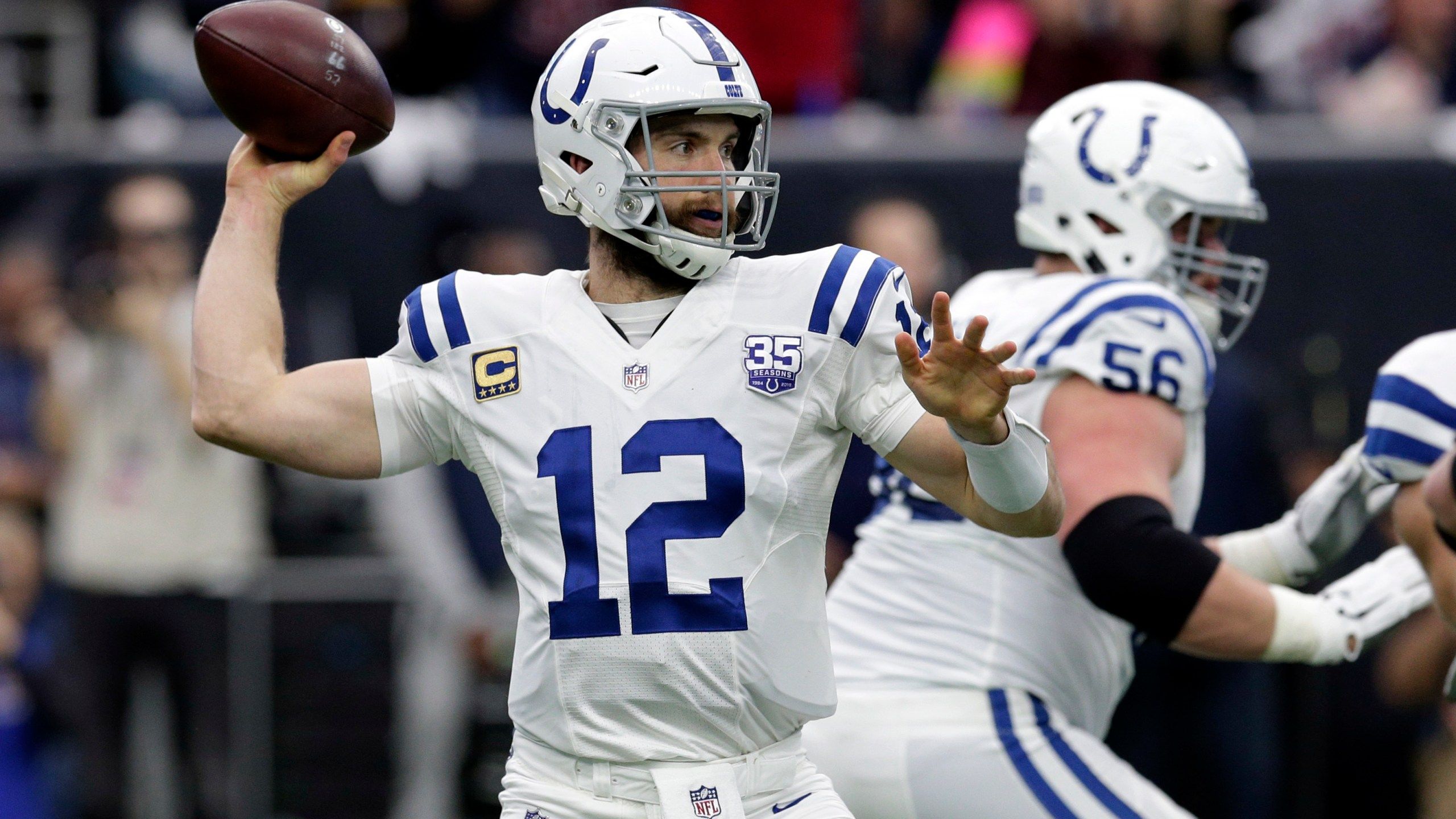 2560x1440 Luck announces retirement following Colts loss to Bears