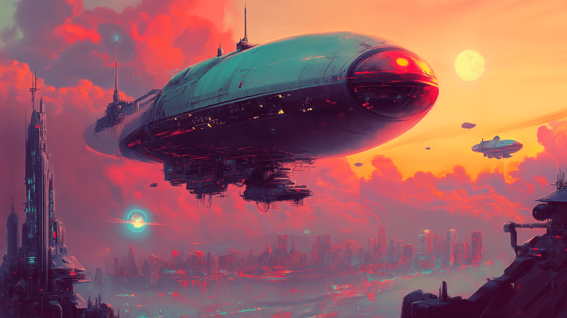 1920x1076 Retro Futurism: A 4K Ultra HD Sci Fi Adventure