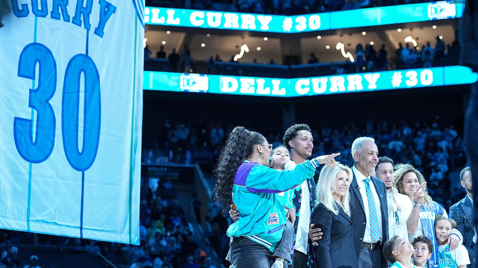 1600x900 A deserved tribute for Dell Curry, who has his No. 30 jersey raised to the Charlotte rafters Washington Post