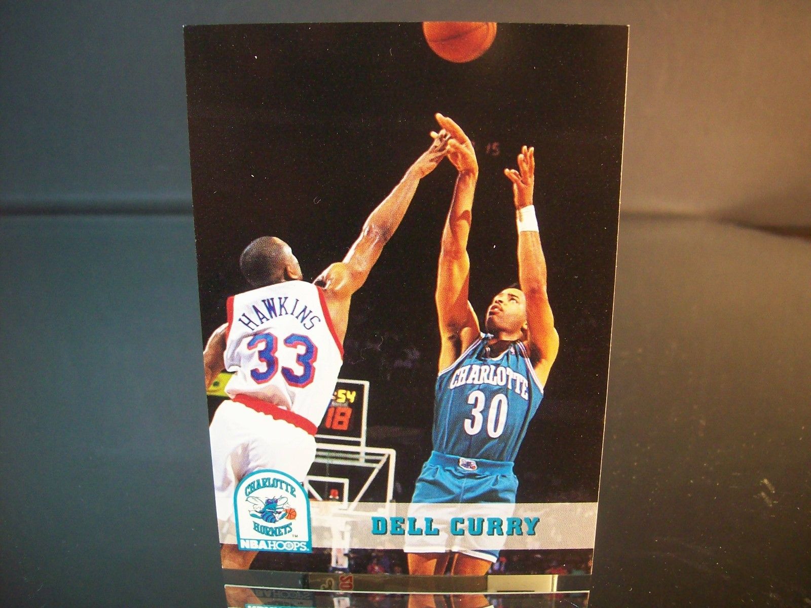 1600x1200 Dell Curry SkyBox NBA Hoops 1993 Card Charlotte Hornets NBA Basketball