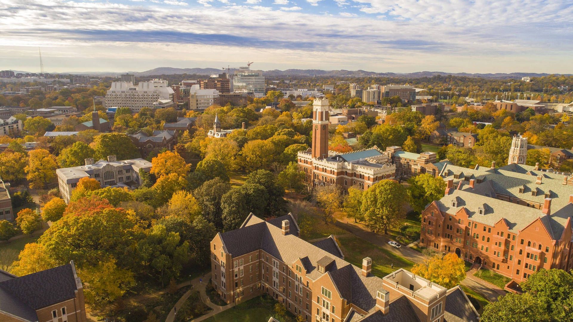 1920x1079 Download Vanderbilt University Campus Skyline Wallpaper