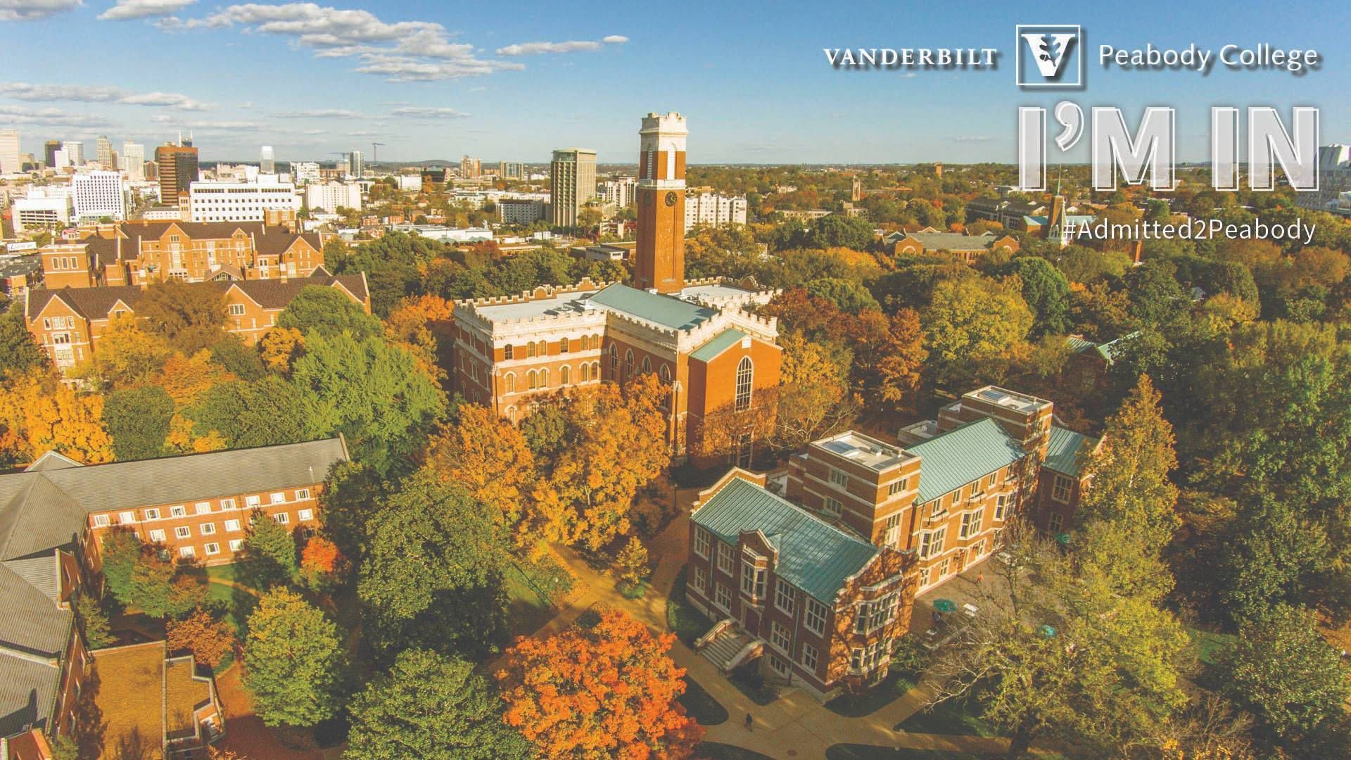 1920x1080 Download Vanderbilt University's Iconic Clock Tower Wallpaper