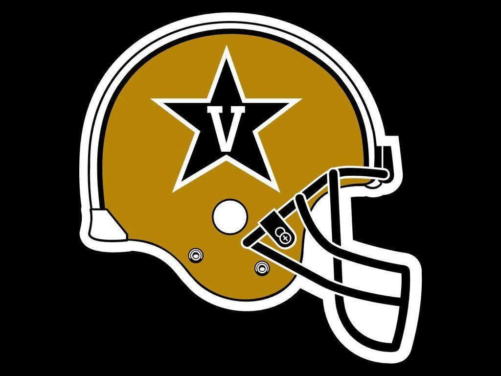 1024x768 Download Vanderbilt University Football Helmet Wallpaper