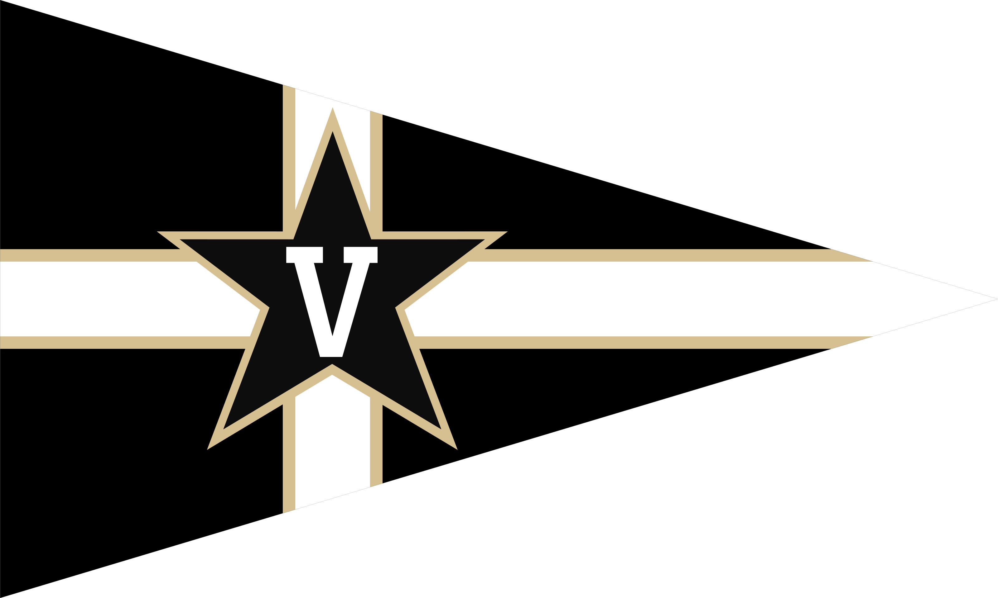 3201x1920 Burgee of Vanderbilt University vector clipart image on