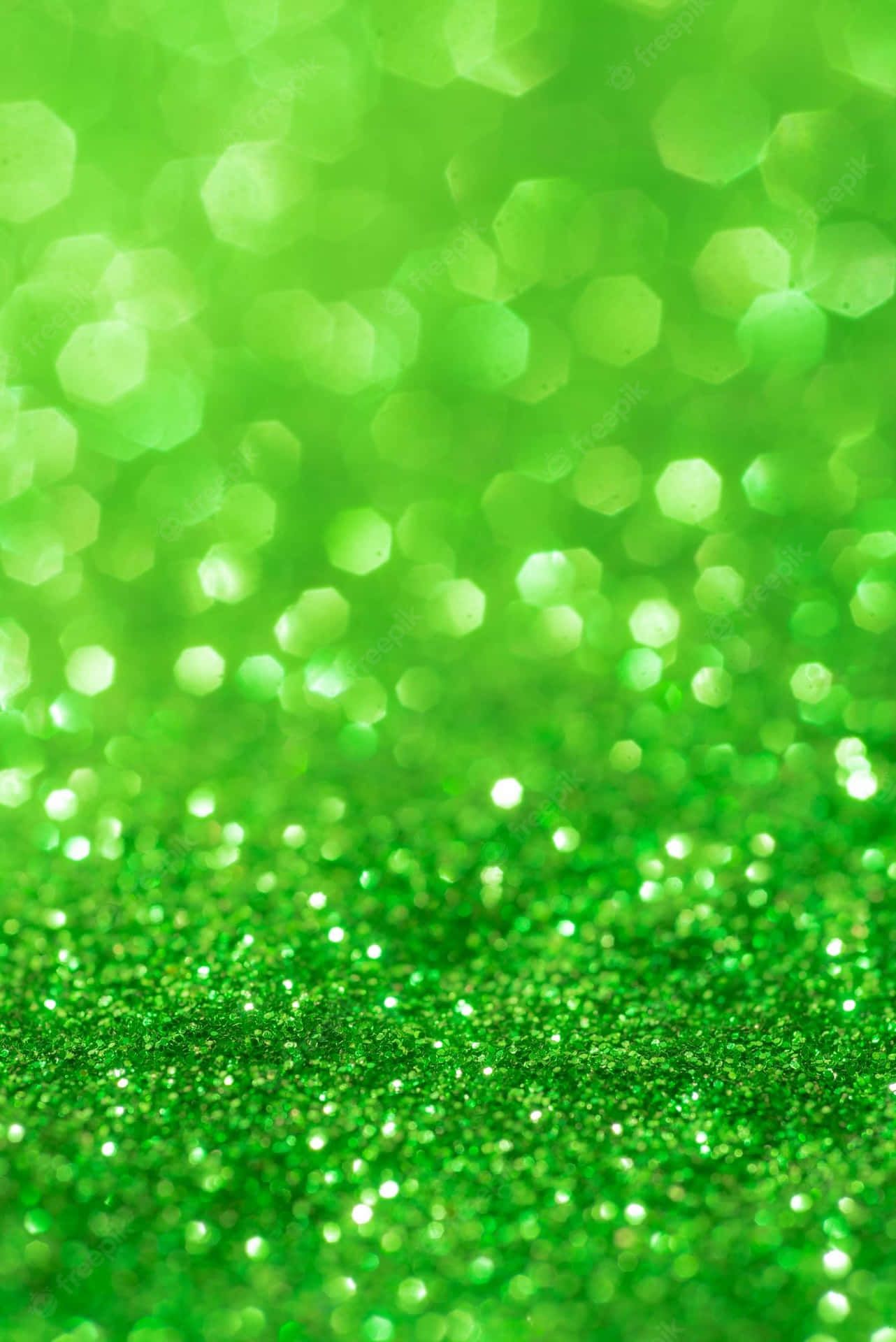 1282x1920 Download Lime Green Glitter Background With Bokeh Effects