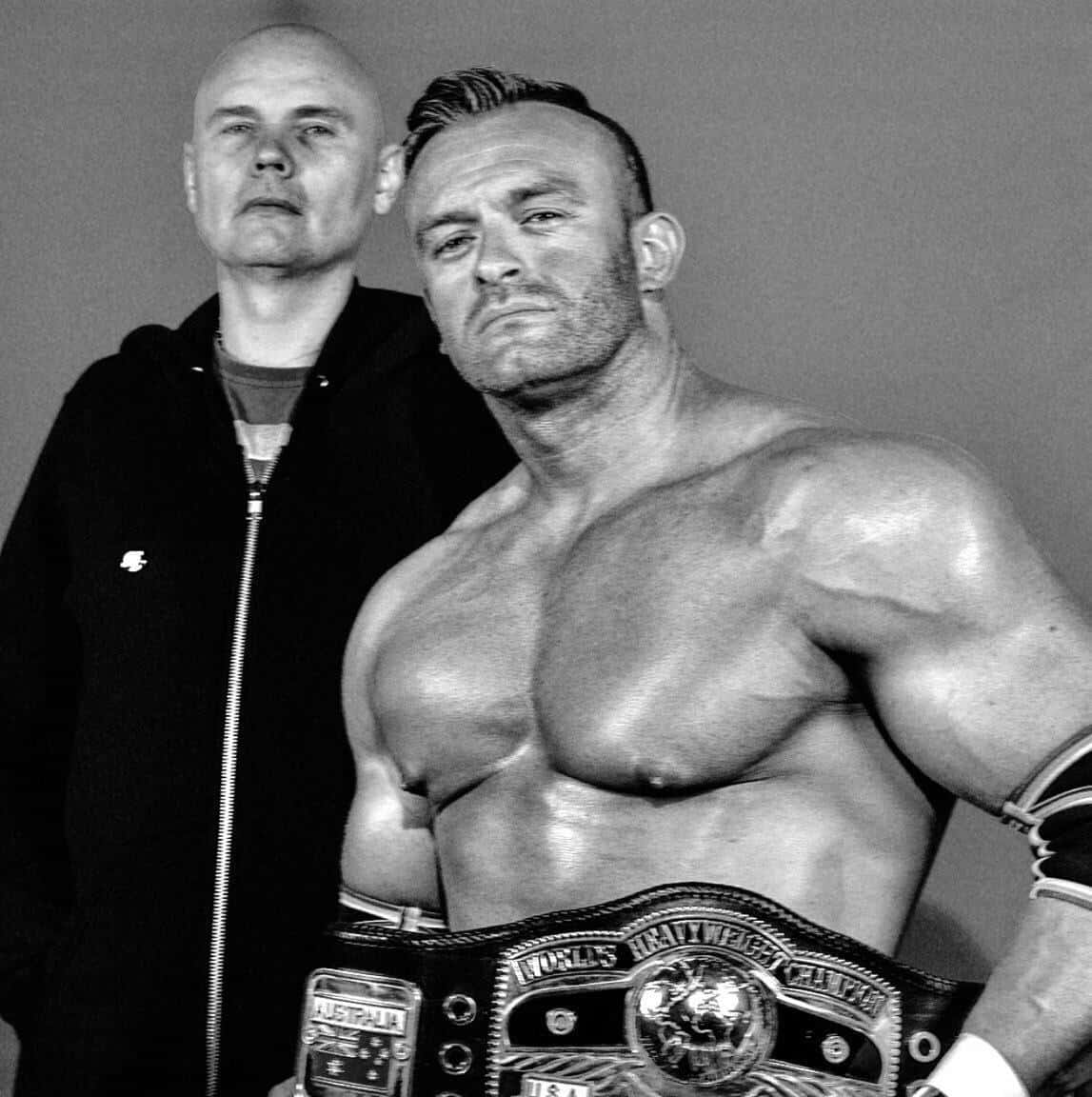 1147x1152 Download Nick Aldis And Billy Corgan Wallpaper