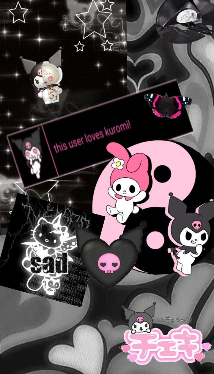 720x1255 Kuromi iPad Wallpaper