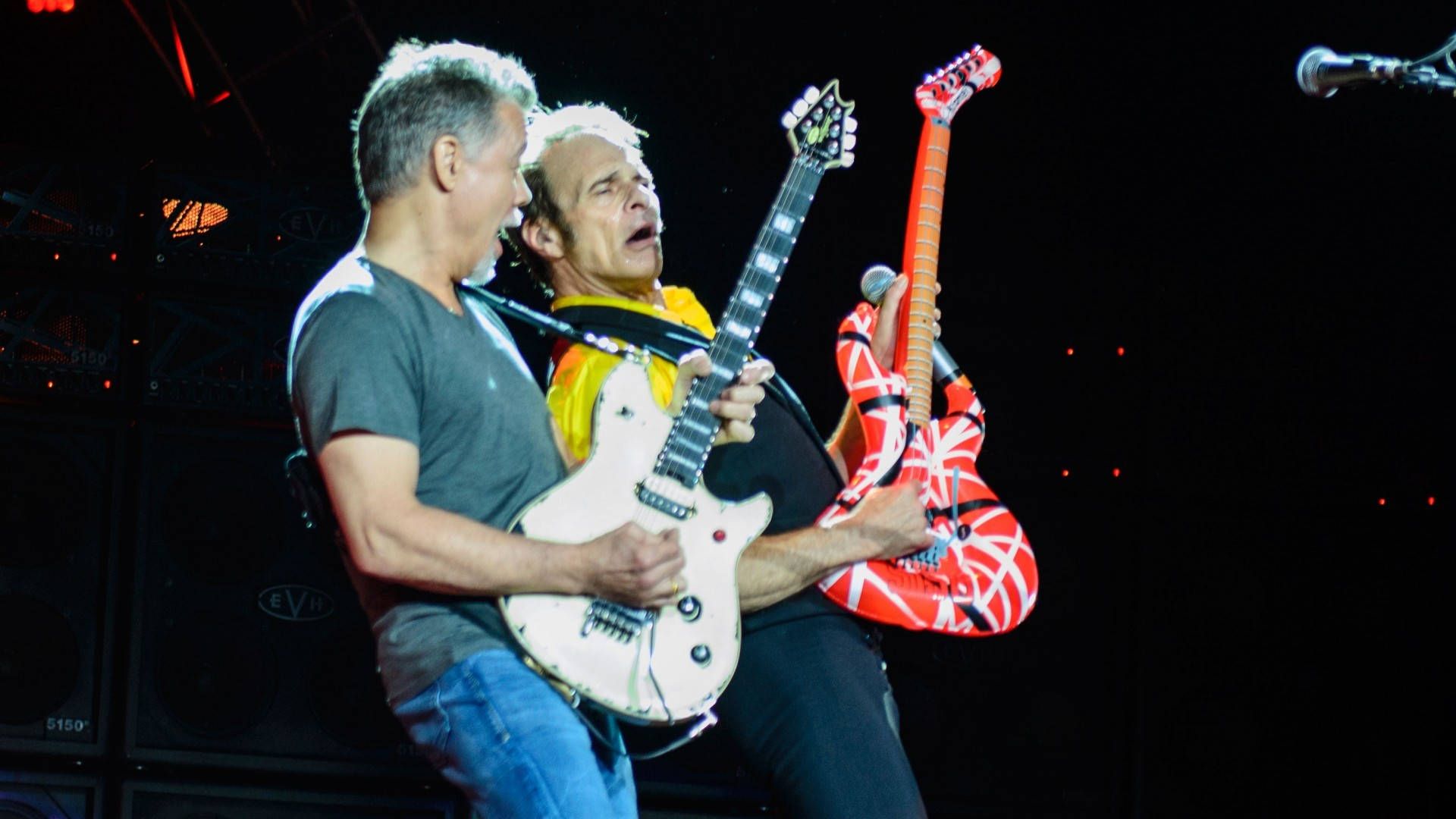 1920x1080 Download Eddie Van Halen David Lee Roth Guitar Wallpaper