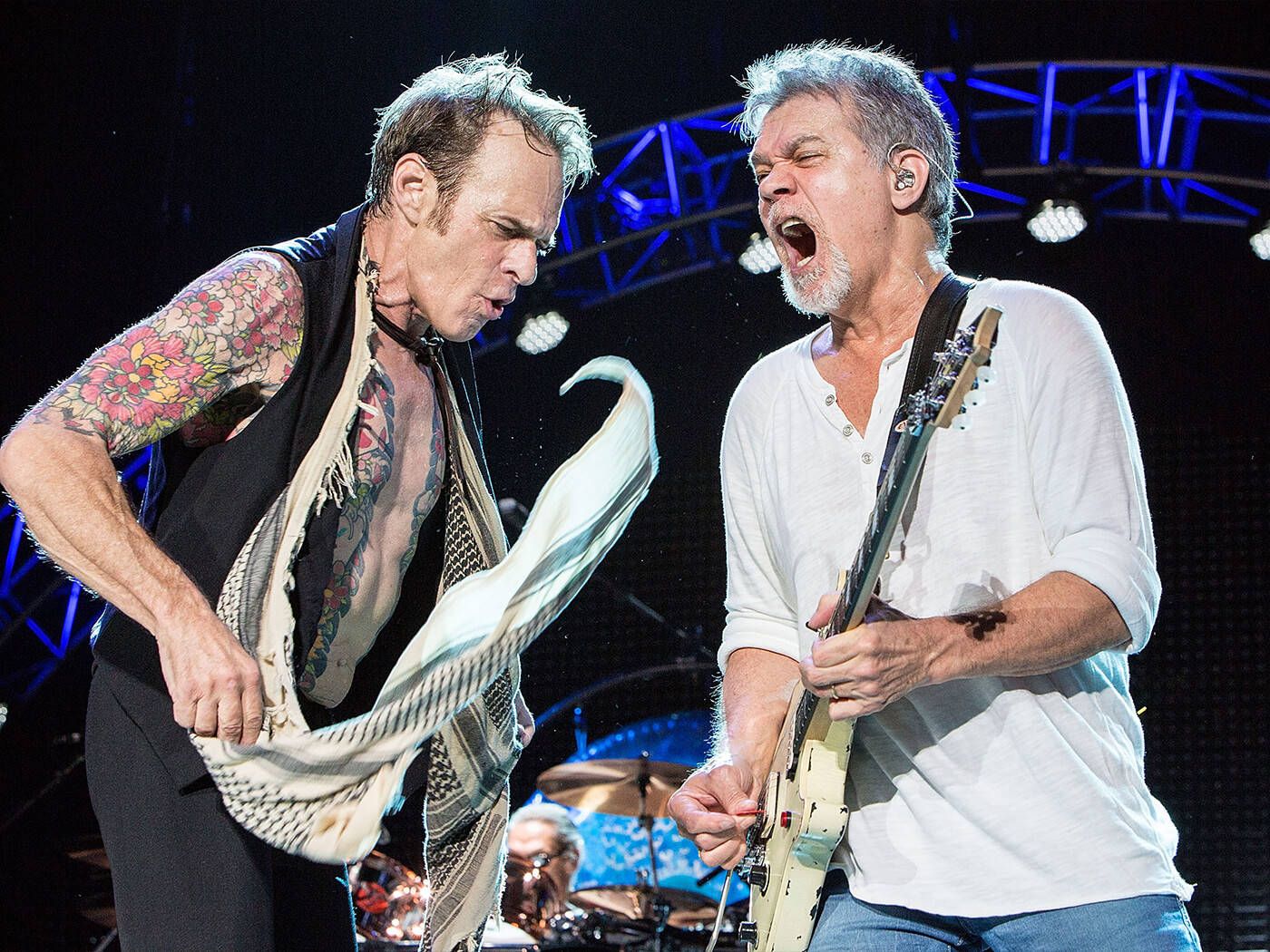 1400x1050 Download Eddie Van Halen David Lee Roth Rock Band Wallpaper