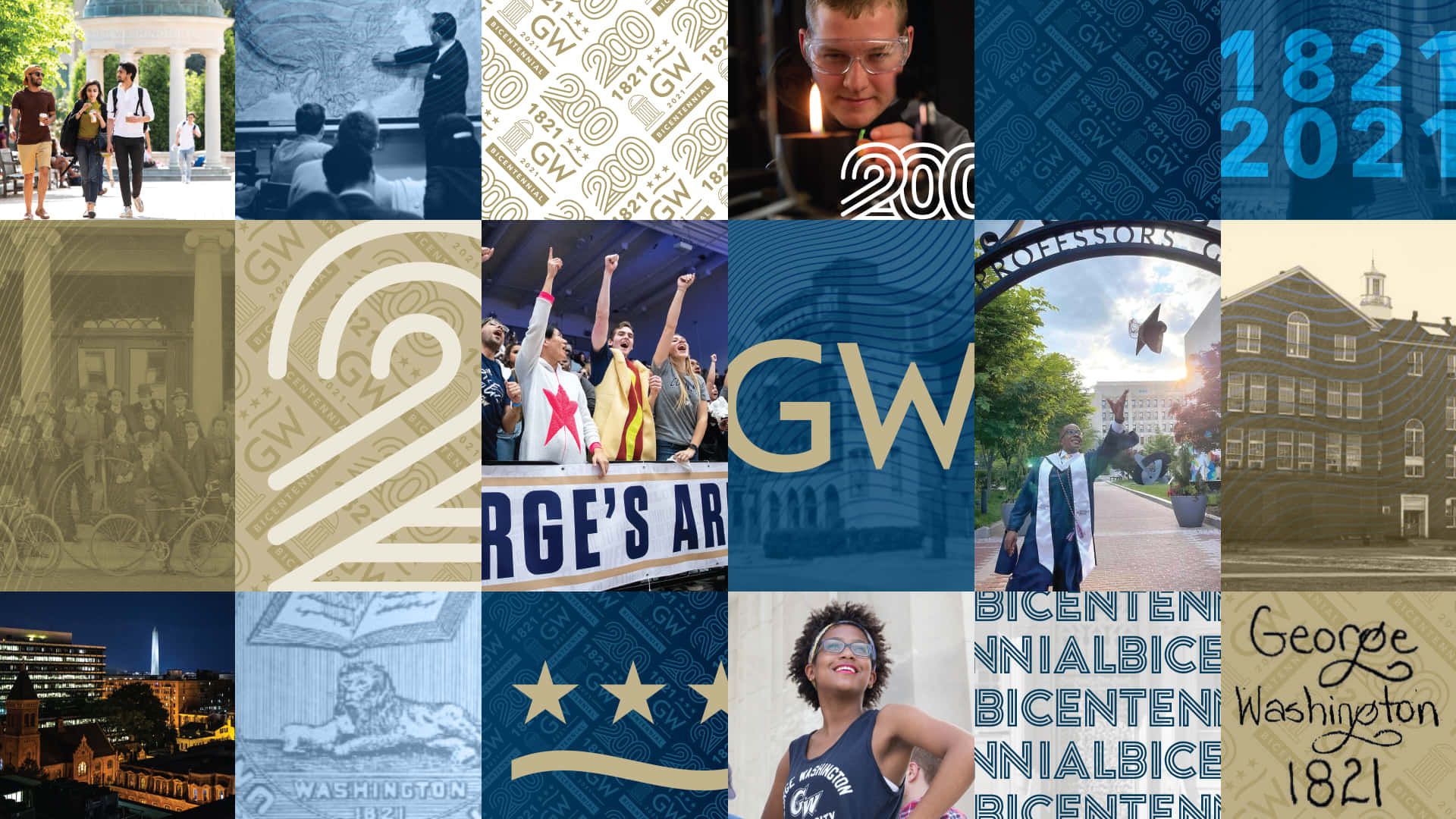 1920x1080 Download Bicentennial Collage Of George Washington University Wallpaper