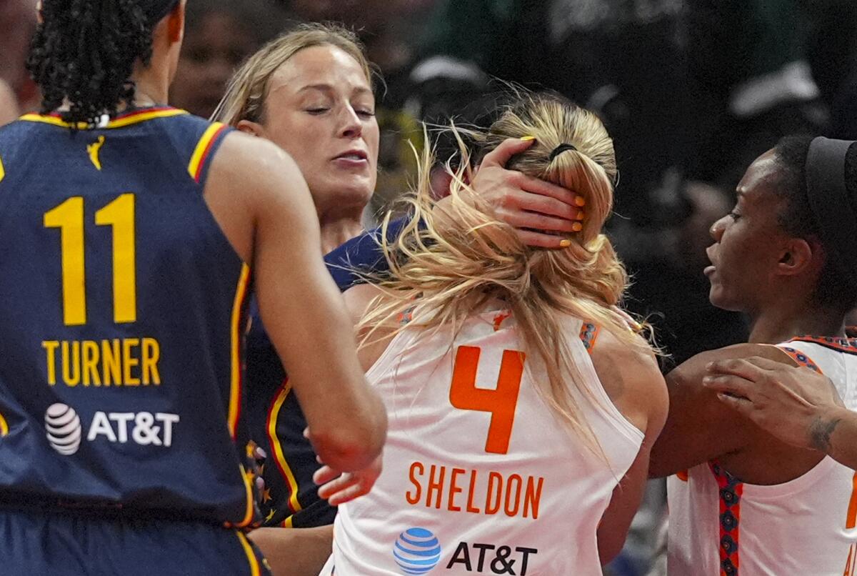 1200x806 Property of': How a fan got Fever's Sophie Cunningham to troll rival Angeles Times