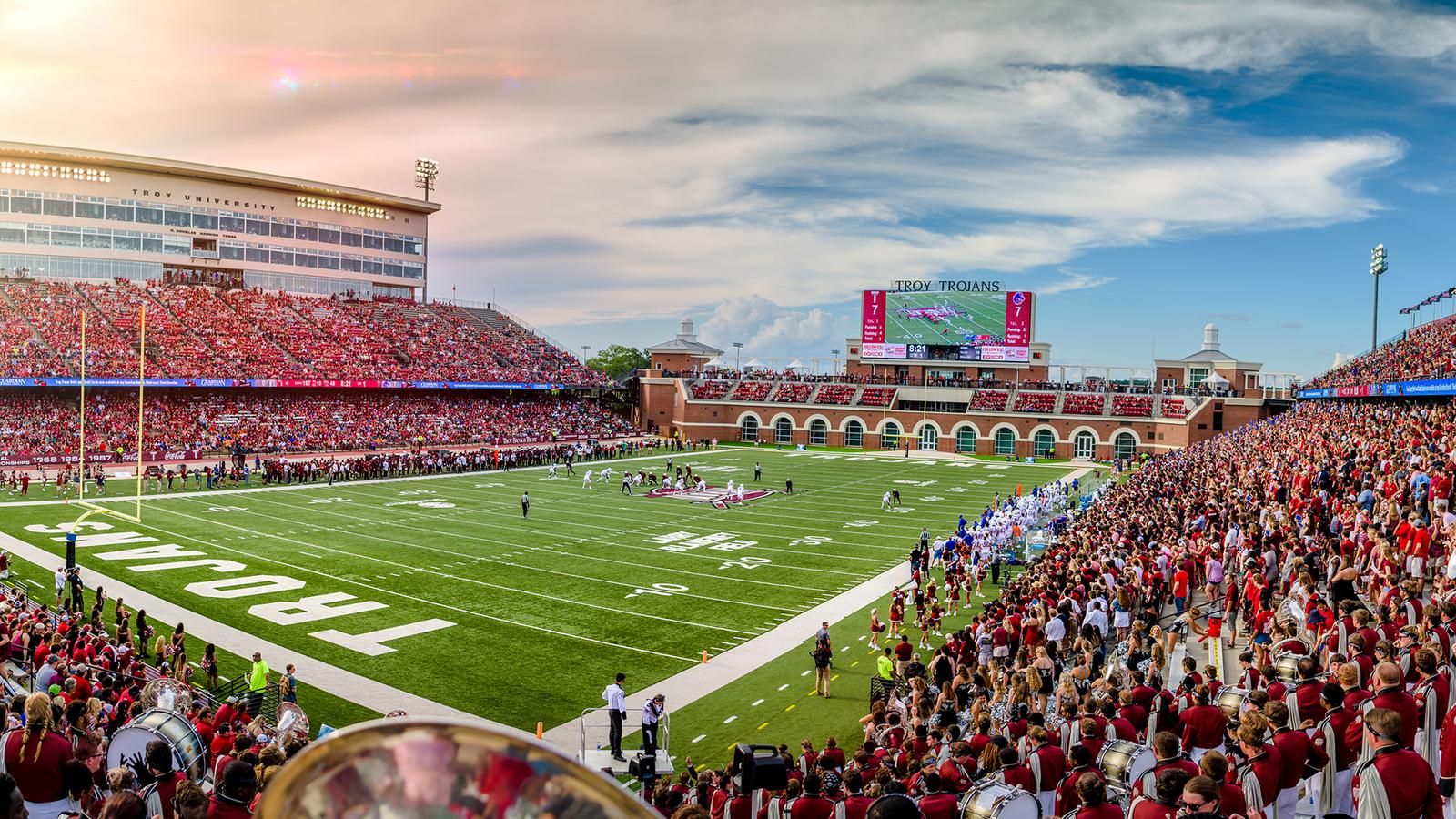 1600x900 Troy Football Rated One Of Most Cost Effective Programs In Country University Athletics