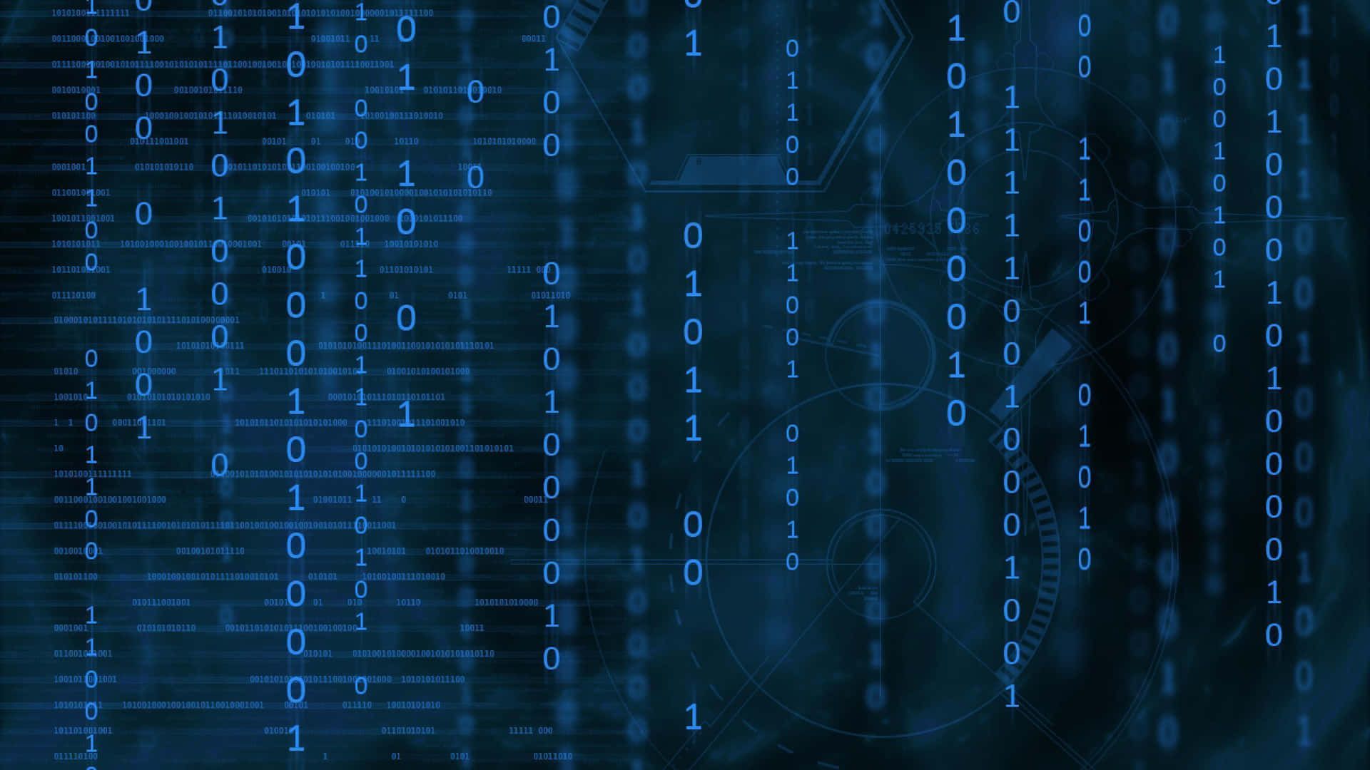 1920x1080 Download Digital Data Stream Background Wallpaper