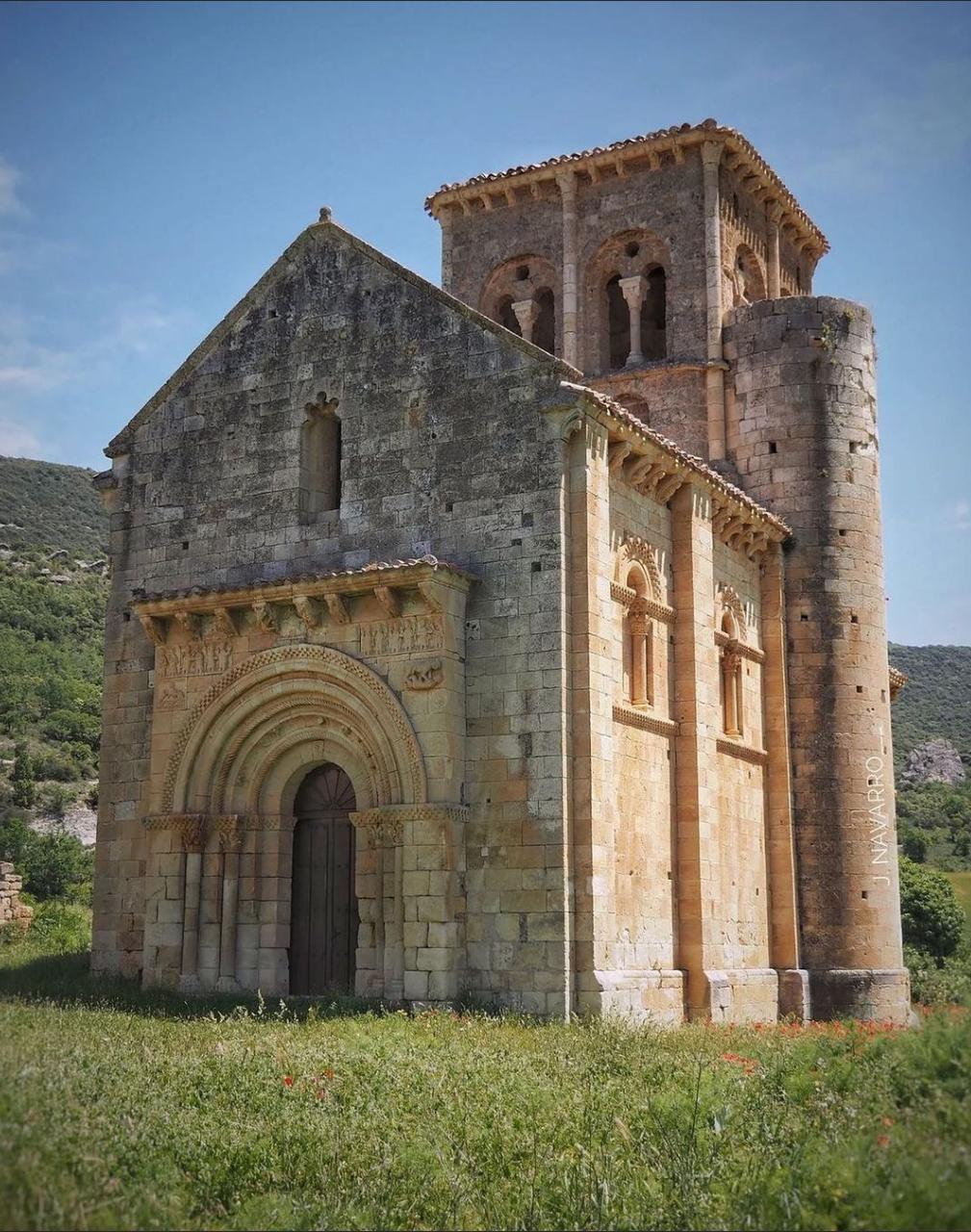 1009x1280 A random church I found while hiking. Near a forest in Burgos, Spain