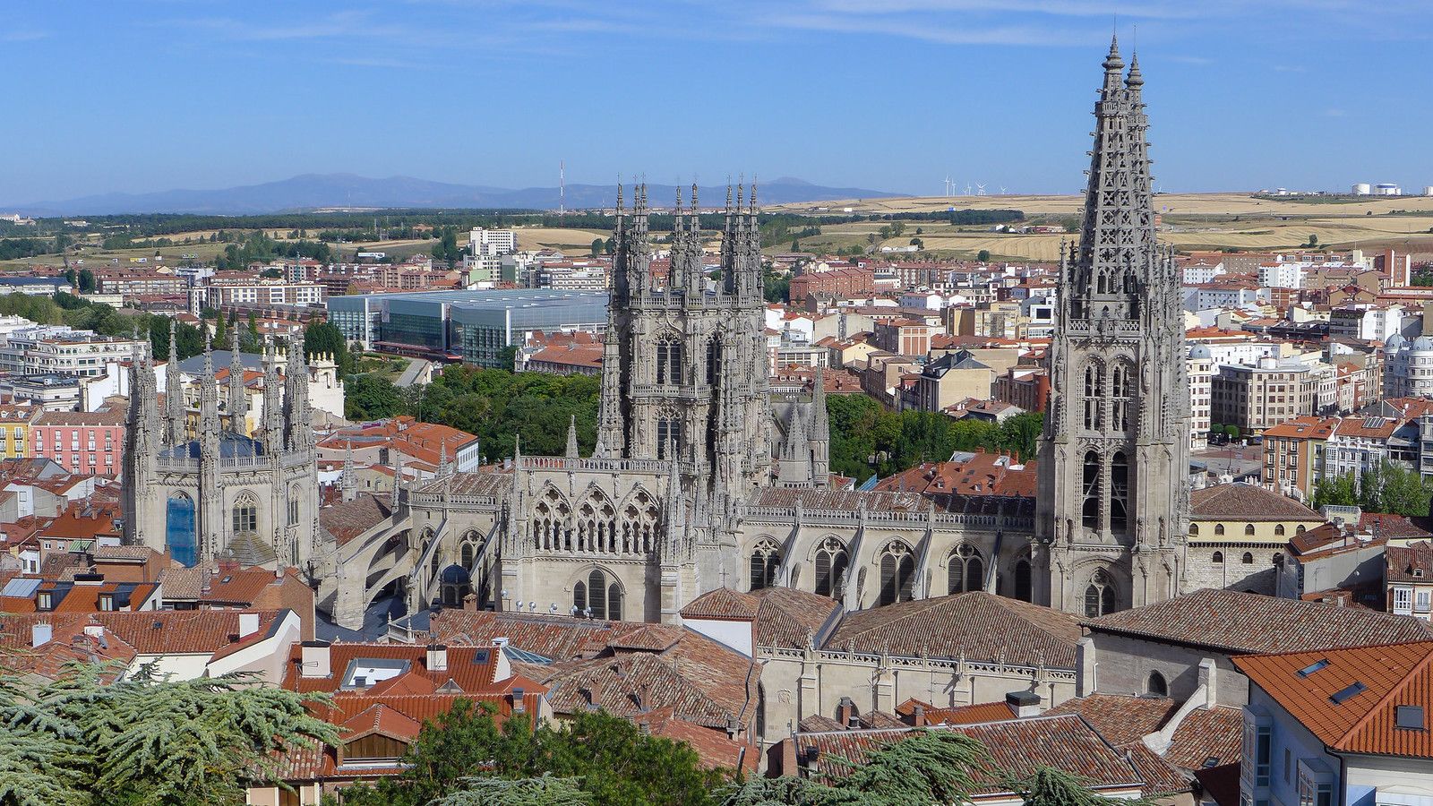 1600x900 View over Burgos, Mirador. View from the Mirador. Burgos, S
