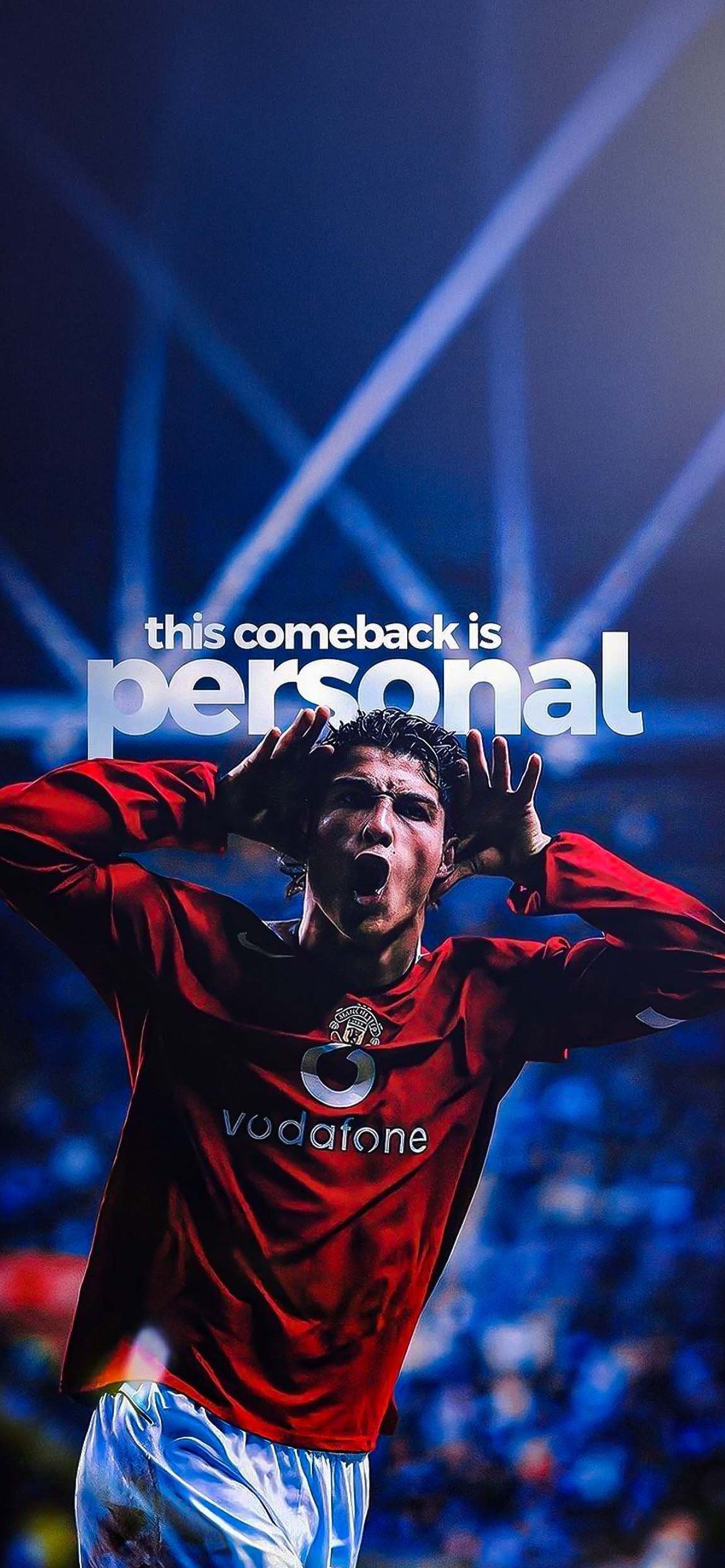 1326x2868 Cristiano Ronaldo Manchester United Wallpaper
