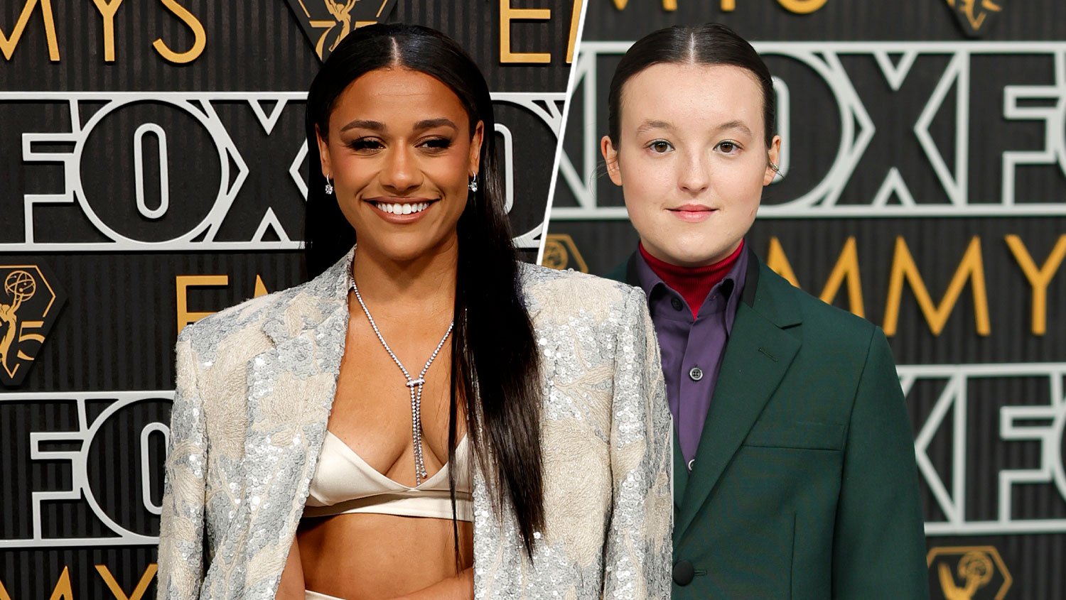 1500x845 Ariana DeBose & Bella Ramsey Have No Beef & Hug It Out At The Emmys After Critics Choice Awards Diss; Jamie Lee Curtis Slams Joke