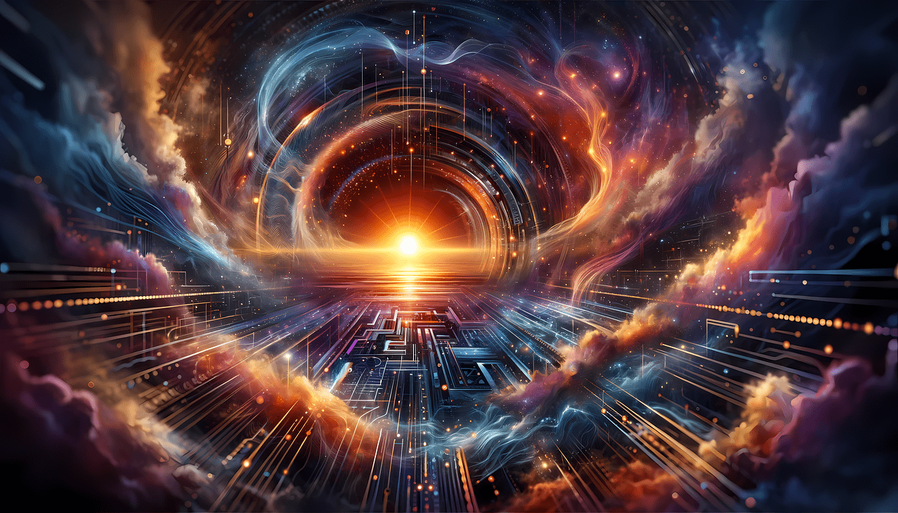 1280x731 Download Ai Generated Quantum Computing Math. Royalty Free Stock Illustration Image