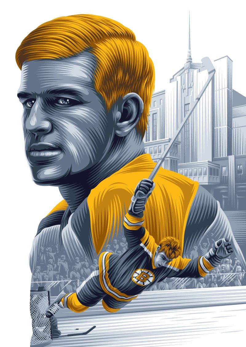 800x1131 Bobby Orr. Poster By Aleksey Rico