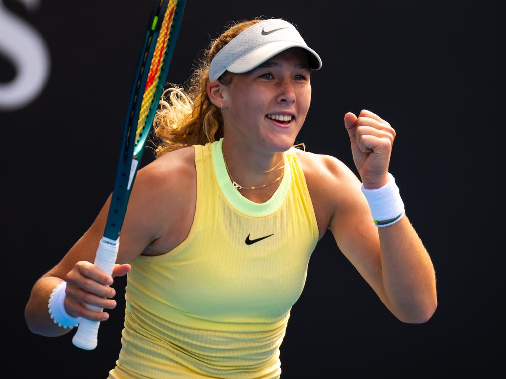 1024x768 Australian Open: Teen prodigy Mirra Andreeva's rapid rise to stardom is continuing