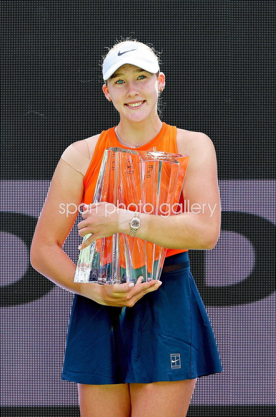 1060x1600 Mirra Andreeva wins BNP Paribas Open Indian Wells California 2025 Image