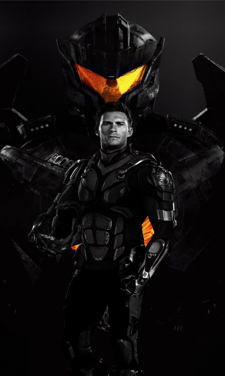 768x1280 Scott Eastwood Pacific Rim Uprising 2018 4K Wallpaper