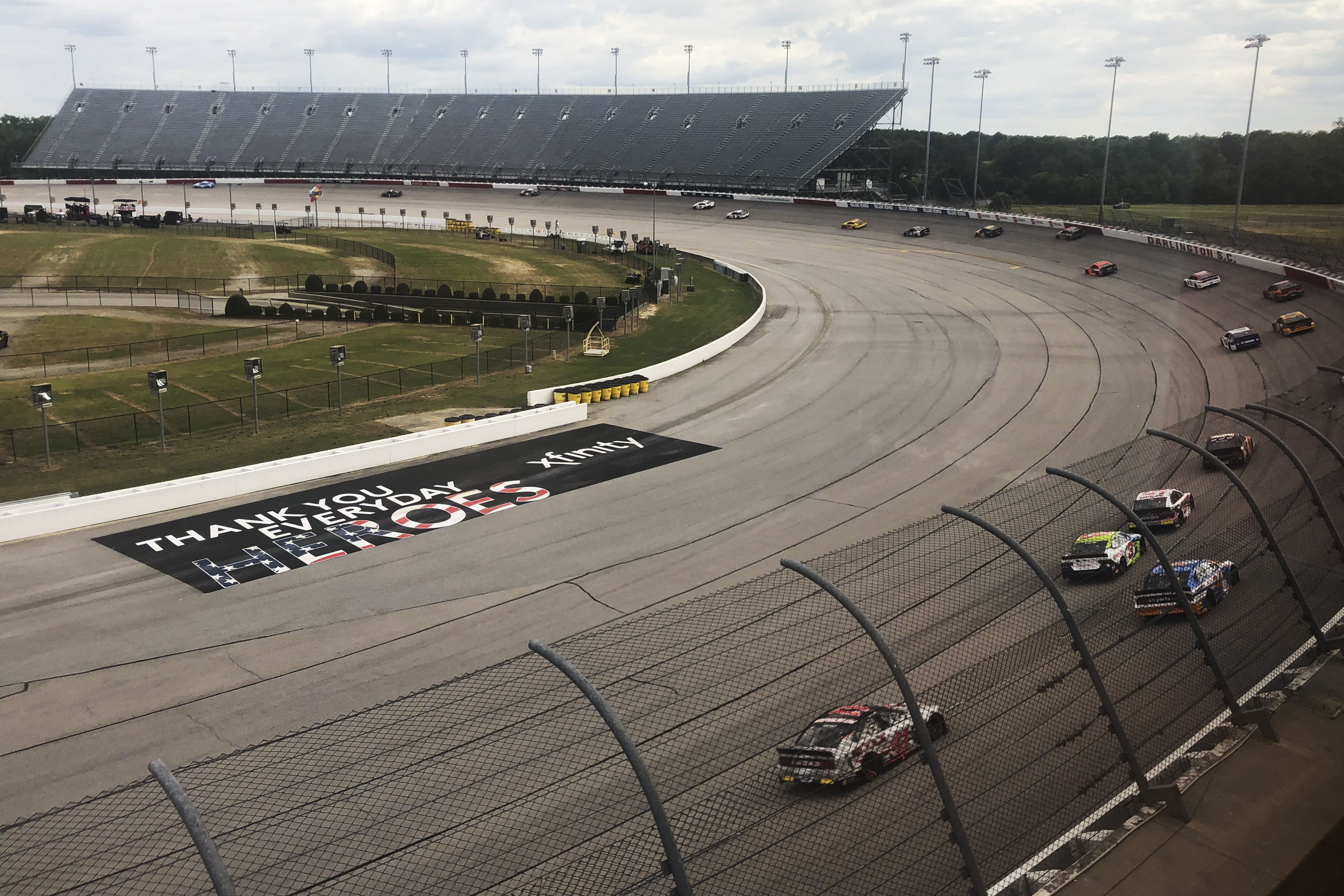 5760x3840 NASCAR fans outside Darlington Raceway: 'Time to hear the engines'