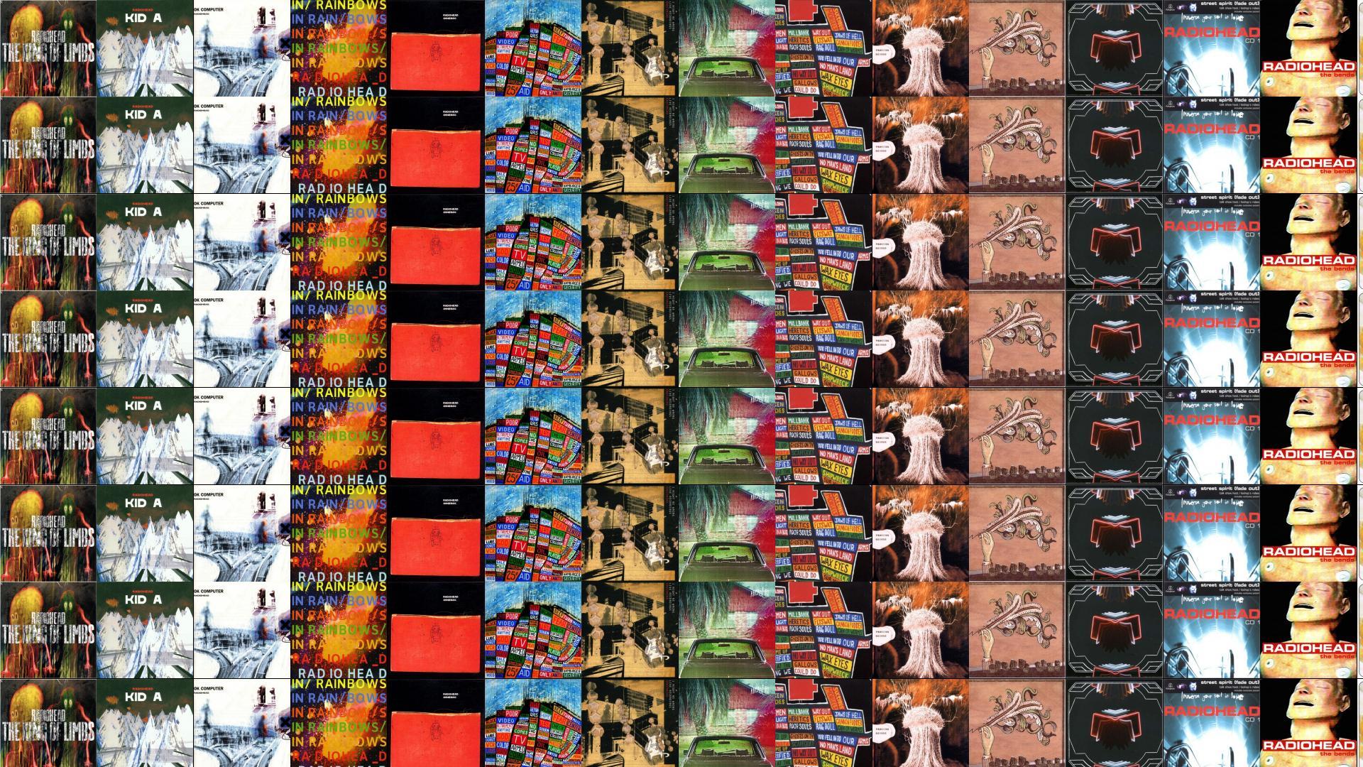 1920x1080 Radiohead The King Of Limbs Kid A Ok Wallpaper « Tiled Desktop