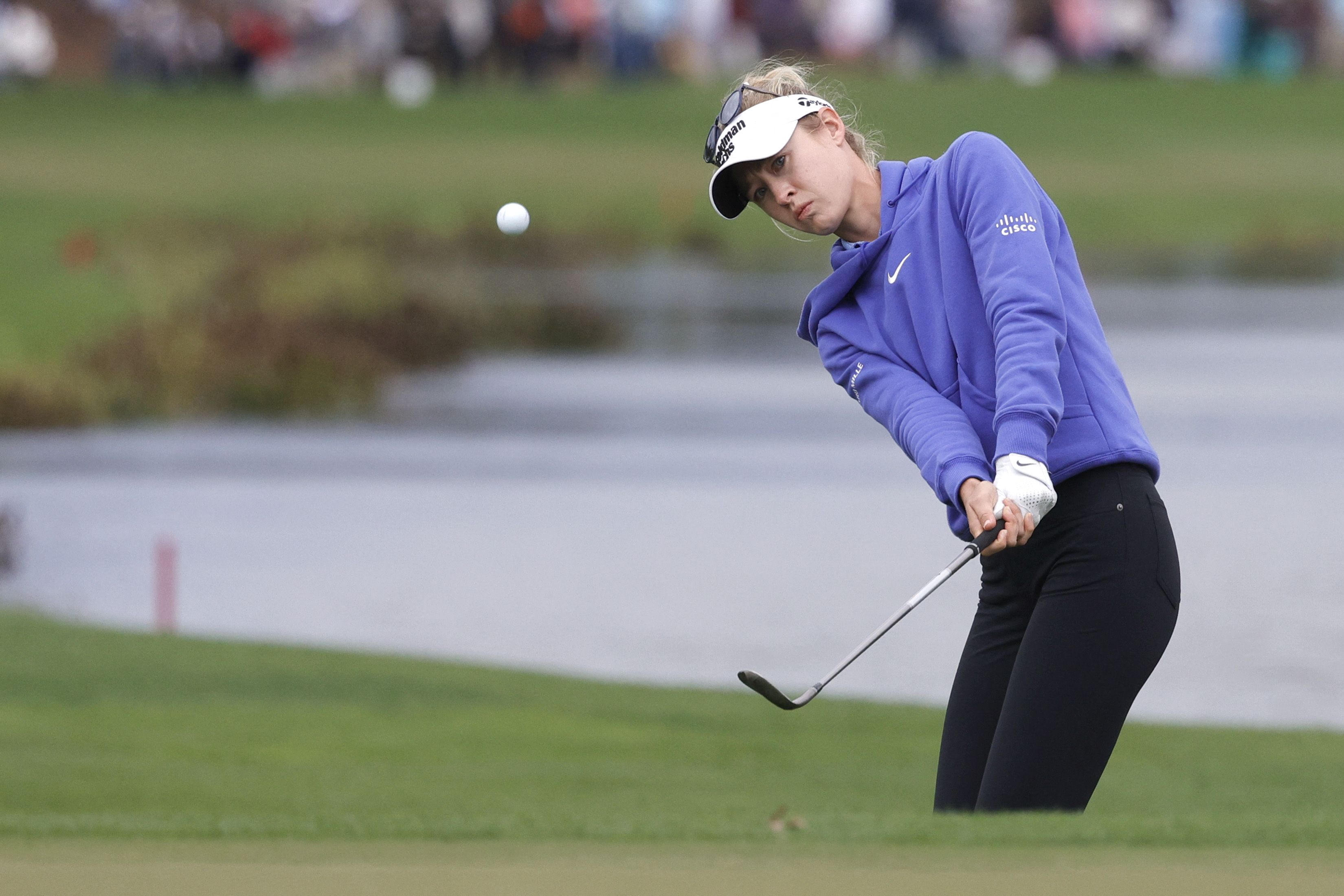 3300x2200 Nelly Korda thriving at home, leads Drive On Championship