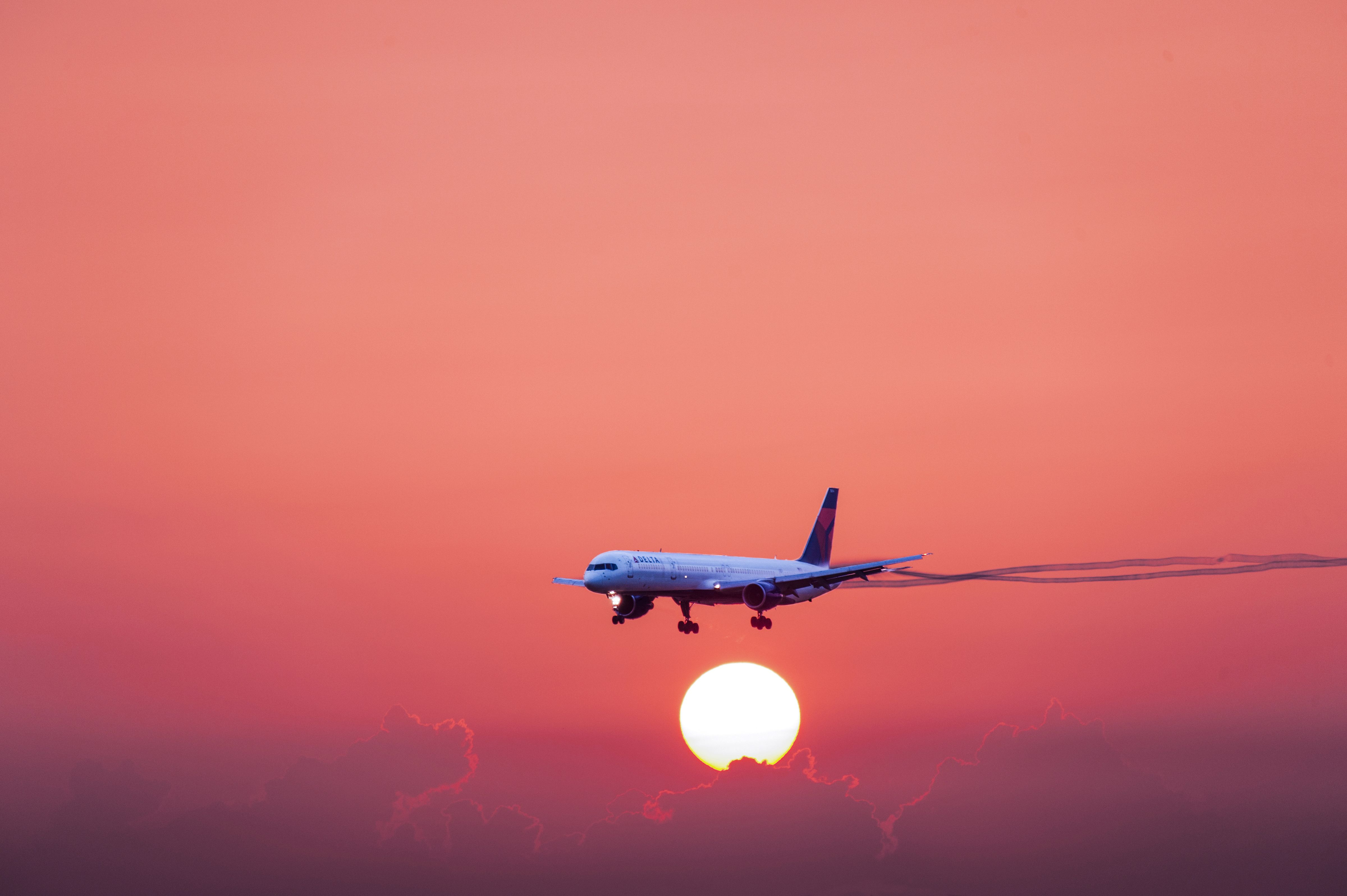 4800x3195 Delta Boeing 757 300 In Flight, Sunset. Delta News Hub
