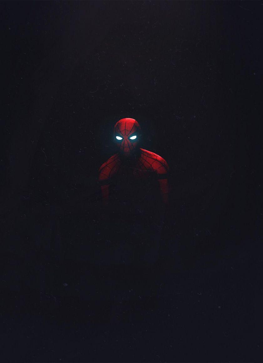 840x1160 Download Spider Man, Dark And Minimalist, Art Wallpaper, 840x IPhone IPhone 4S, IPod Touch