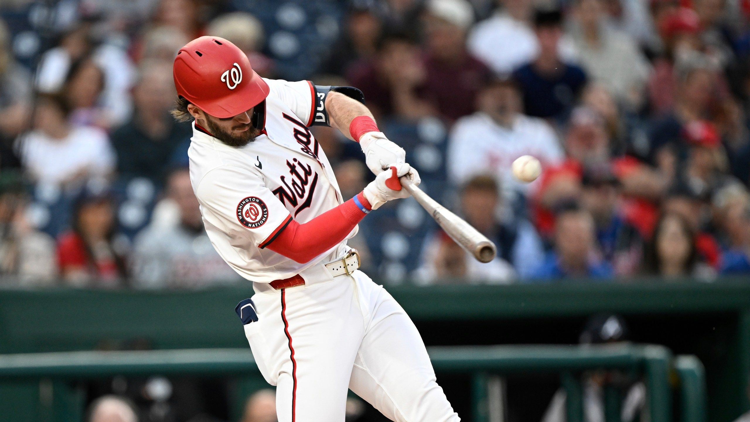 2560x1440 Rookie Dylan Crews Hits Tiebreaking HR Before Leaving Game As Nationals Top Braves 5 3. DC News Now