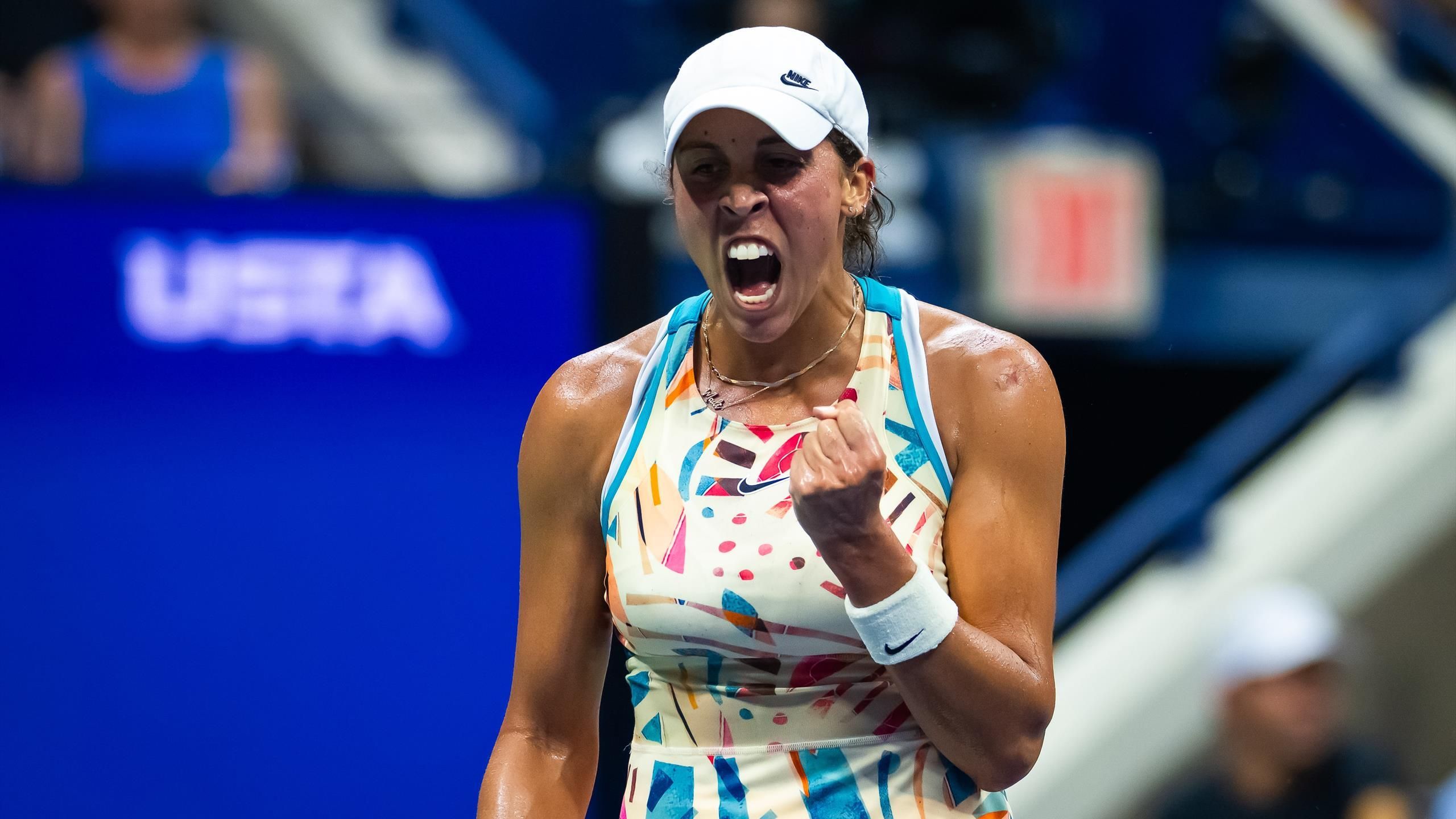 2560x1440 Madison Keys Nike Outfit Tennis Player Us Open Tennis Championships Tenis New York 2021